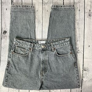 ZARA Gray Tapered Leg Jeans